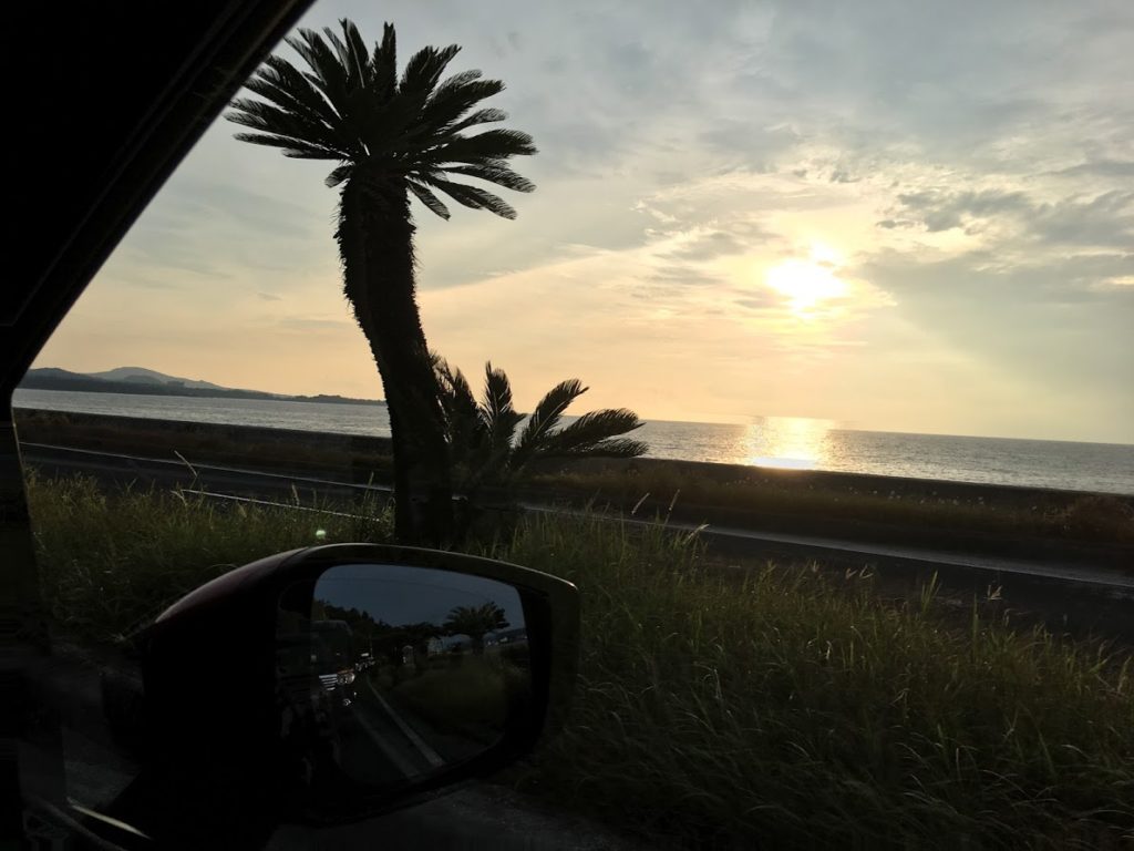 沖縄の夕日