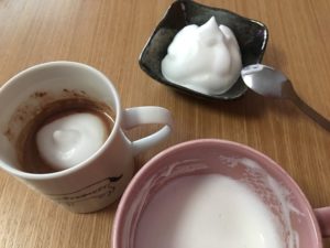 3Dラテアートを100均のミルクフォーマー作ってみた!泡を作るコツは?