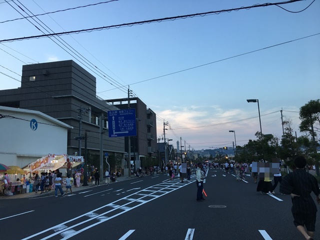 サマーナイトの会場周辺