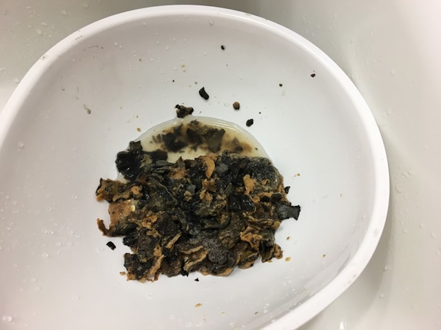 排水口に詰まってた汚れ